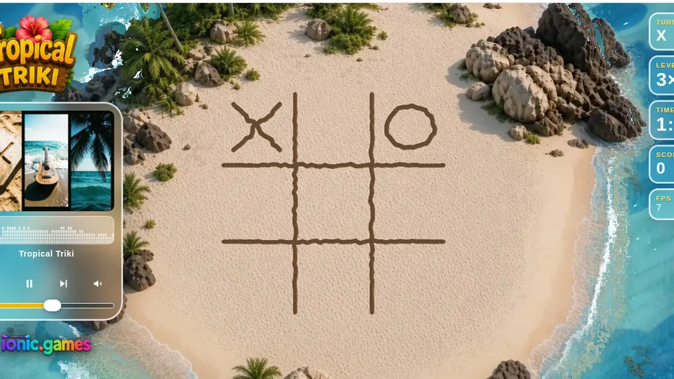 Tropical Triki island board